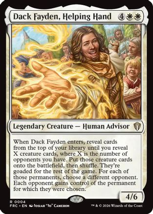 Dack Fayden, Helping Hand (004) - Commander: Reality Fracture