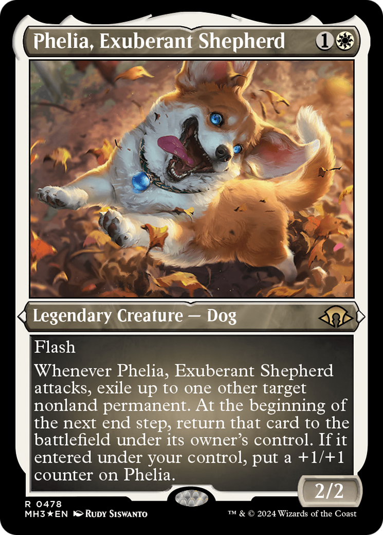 Phelia, Exuberant Shepherd (Foil Etched) [Modern Horizons 3] | Silver Goblin