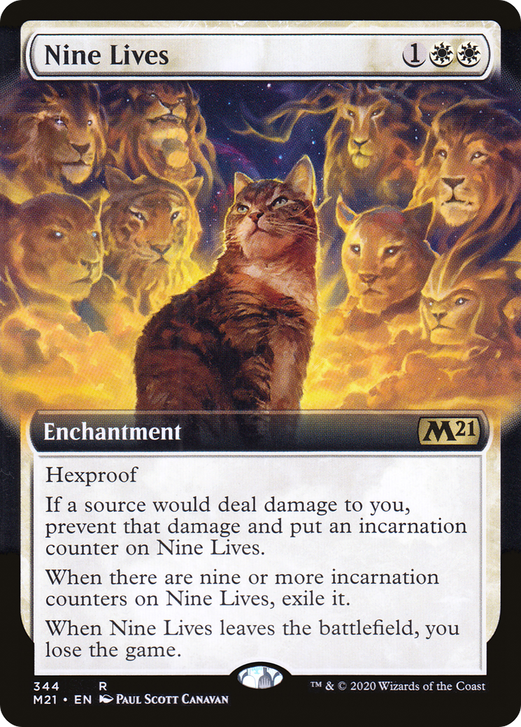 Nine Lives (Extended Art) (344) - Core Set 2021