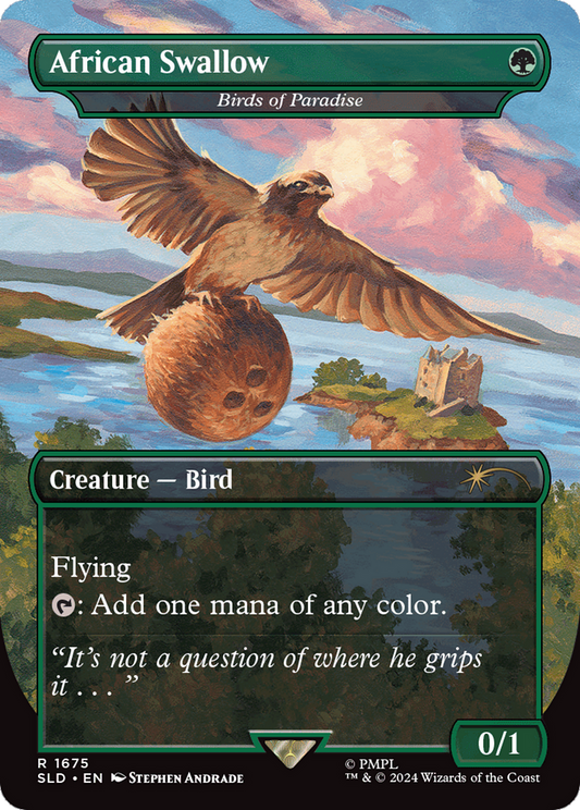 African Swallow – Birds of Paradise (1675) Foil - Secret Lair Drop