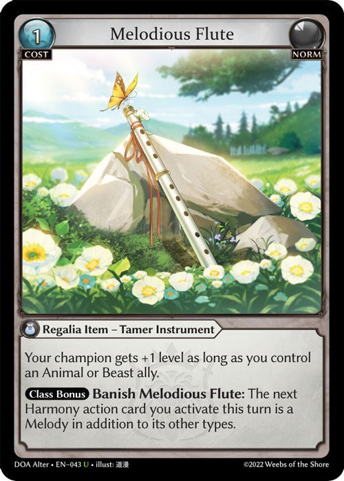 Melodious Flute (043) [Dawn of Ashes: Alter Edition] Foil