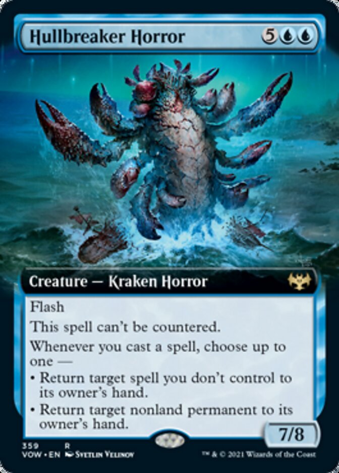 Hullbreaker Horror (Extended Art) [Innistrad: Crimson Vow] | Silver Goblin