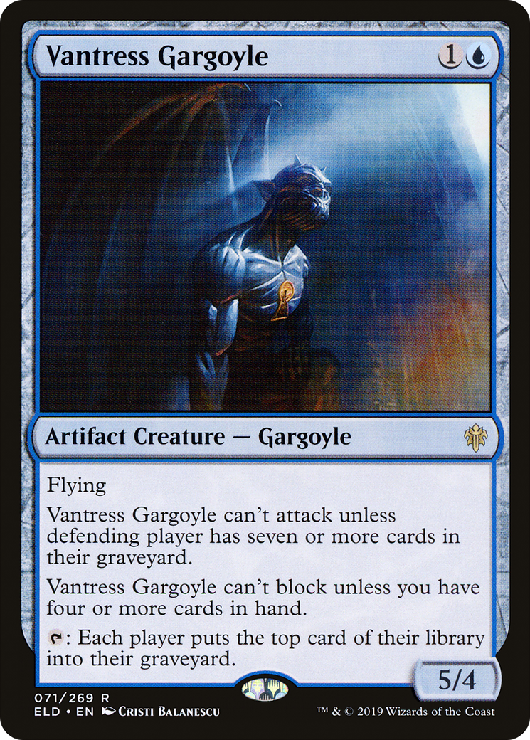 Vantress Gargoyle (071) Foil - Throne of Eldraine