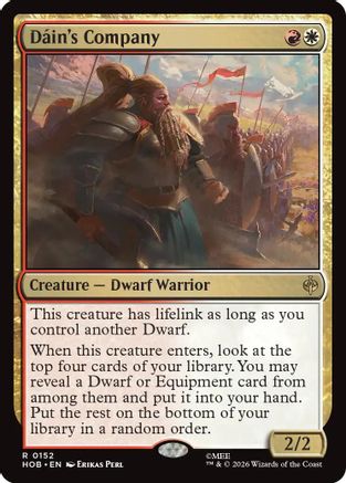 Dain's Company (152) Foil - The Hobbit