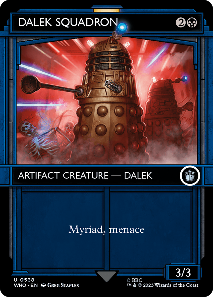 Dalek Squadron (Showcase) (538) Foil - Doctor Who