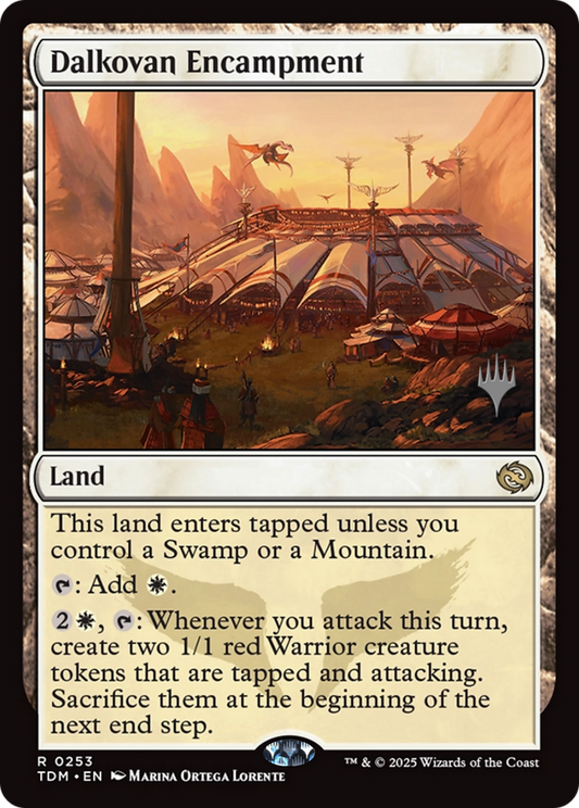 Dalkovan Encampment (Promo Pack) (253) Foil - Tarkir: Dragonstorm