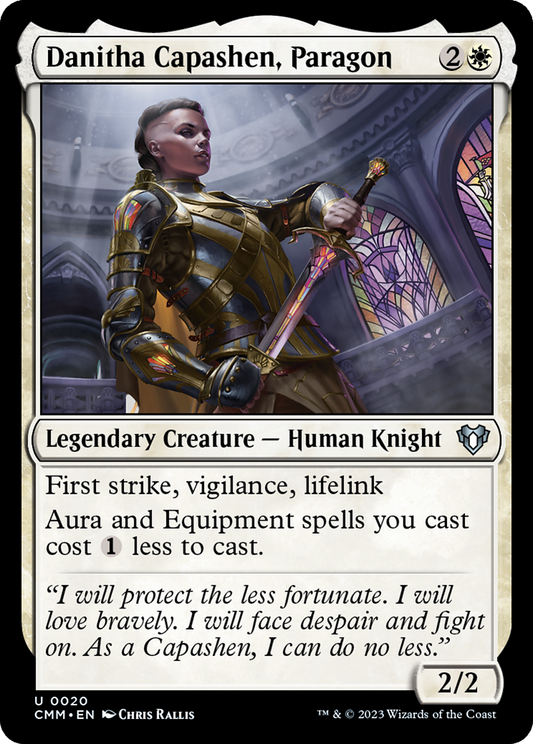 Danitha Capashen, Paragon (020) Foil - Commander Masters