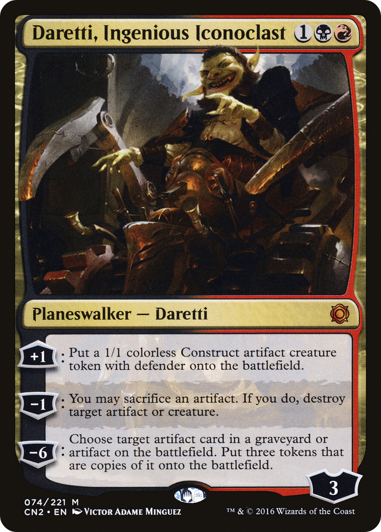 Daretti, Ingenious Iconoclast (074) Foil - Conspiracy: Take the Crown