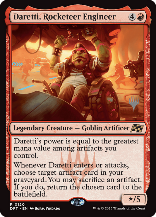Daretti, Rocketeer Engineer (Promo Pack) (120) Foil - Aetherdrift