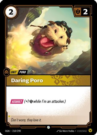 Daring Poro (210) Foil - Origins