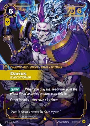 Darius – Executioner (Overnumbered) (236) Foil - Spiritforged