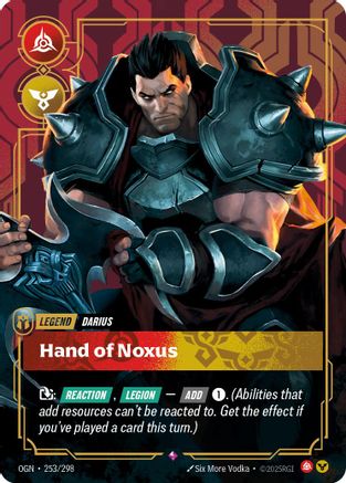 Darius – Hand of Noxus (253) Foil - Origins