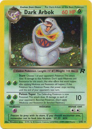 Dark Arbok (2) (Unlimited) Holofoil - Team Rocket