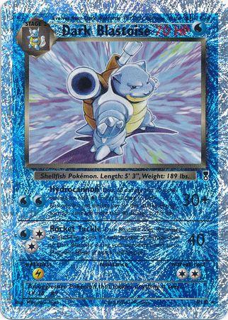 Dark Blastoise (4) Reverse Holofoil - Legendary Collection