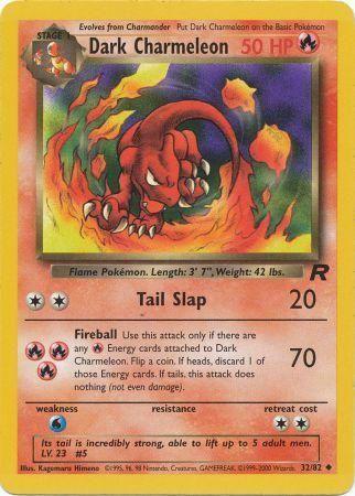 Dark Charmeleon (32) (Unlimited) - Team Rocket