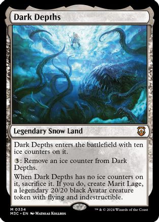 Dark Depths (334) Ripple Foil - Commander: Modern Horizons 3
