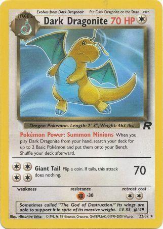 Dark Dragonite (22) (Unlimited) - Team Rocket