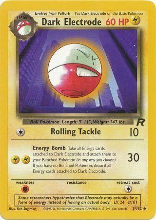 Dark Electrode (34) (Unlimited) - Team Rocket