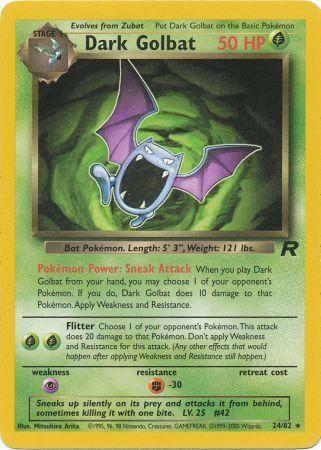 Dark Golbat (24) (Unlimited) - Team Rocket