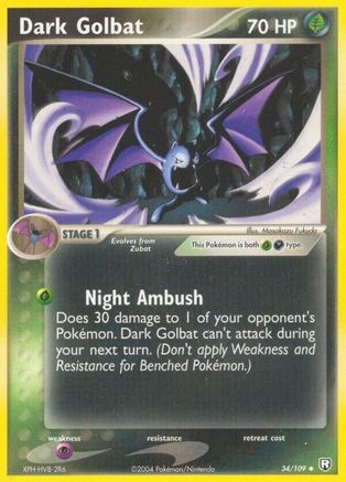 Dark Golbat (34) - Team Rocket Returns