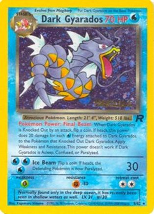 Dark Gyarados (Prerelease) (8) Holofoil - Wizards of the Coast Promos