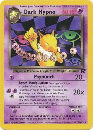Dark Hypno (26) (Unlimited) - Team Rocket