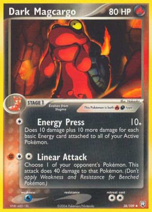 Dark Magcargo (38) - Team Rocket Returns