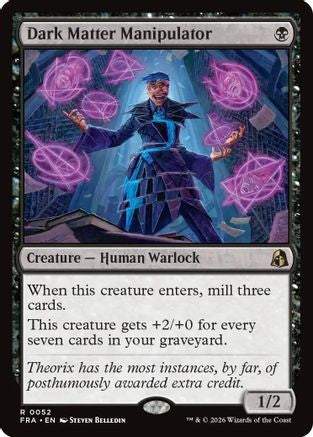Dark Matter Manipulator (052) Foil - Reality Fracture