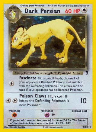 Dark Persian (6) Holofoil - Legendary Collection