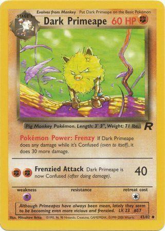 Dark Primeape (43) (Unlimited) - Team Rocket