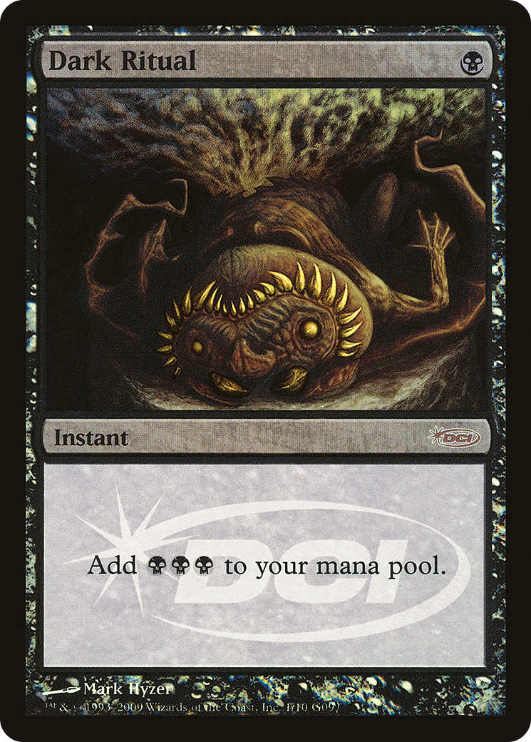 Dark Ritual (001) Foil - Judge Gift Cards 2009