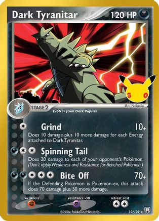 Dark Tyranitar (Classic Collection) (19) Holofoil - 30th Celebration