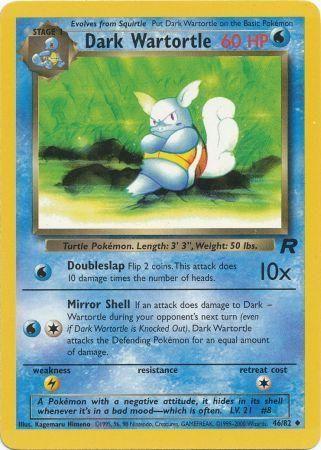 Dark Wartortle (46) (Unlimited) - Team Rocket
