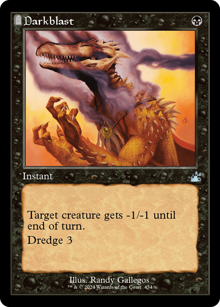 Darkblast (Retro) (454) Foil - Ravnica Remastered