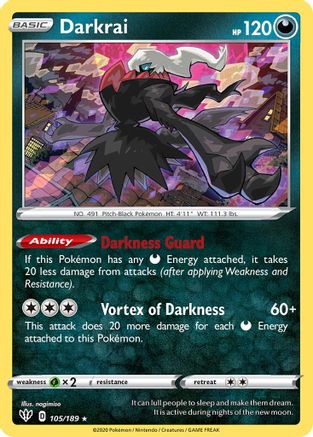 Darkrai (Deck Exclusives) (105) - Darkness Ablaze