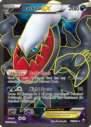 Darkrai EX (Full Art) (107) Holofoil - Dark Explorers