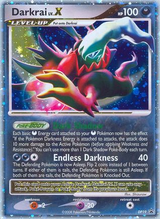 Darkrai LV.X (DP19) Holofoil - Black Star Promos