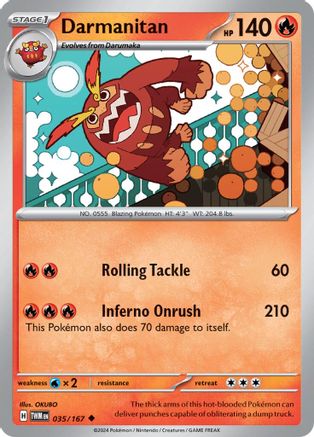 Darmanitan (35) Reverse Holofoil - Twilight Masquerade