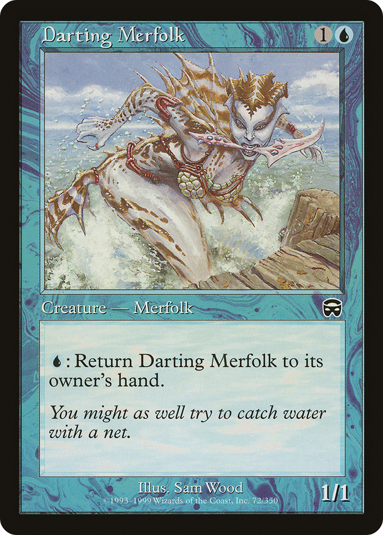 Darting Merfolk (072) Foil - Mercadian Masques