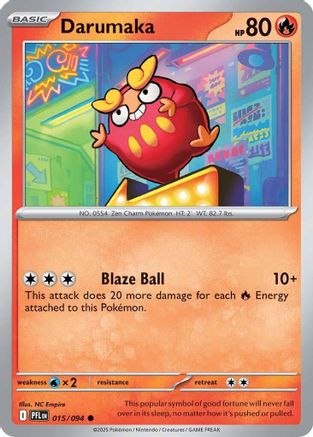 Darumaka (15) Reverse Holofoil - Phantasmal Flames