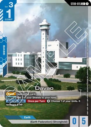 Davao (C+) (ST08-015) Holofoil - Starter Deck 08: Flash of Radiance