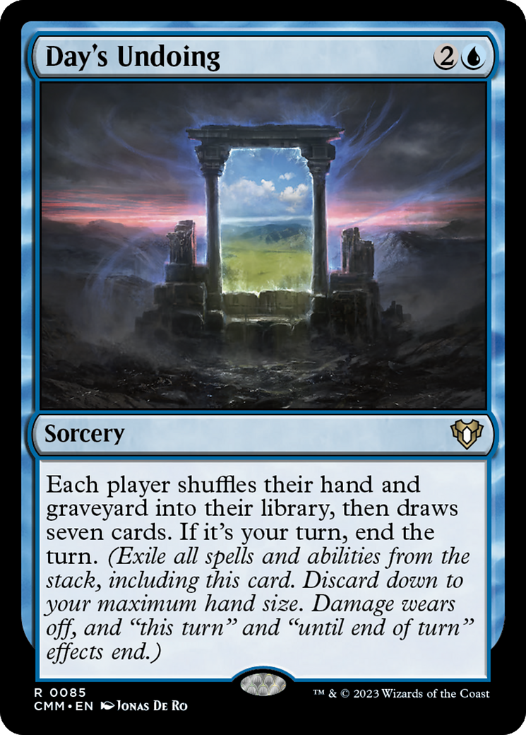 Day's Undoing (085) Foil - Commander Masters