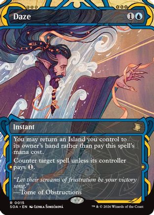 Daze (015) Foil - Secrets of Strixhaven: Mystical Archive
