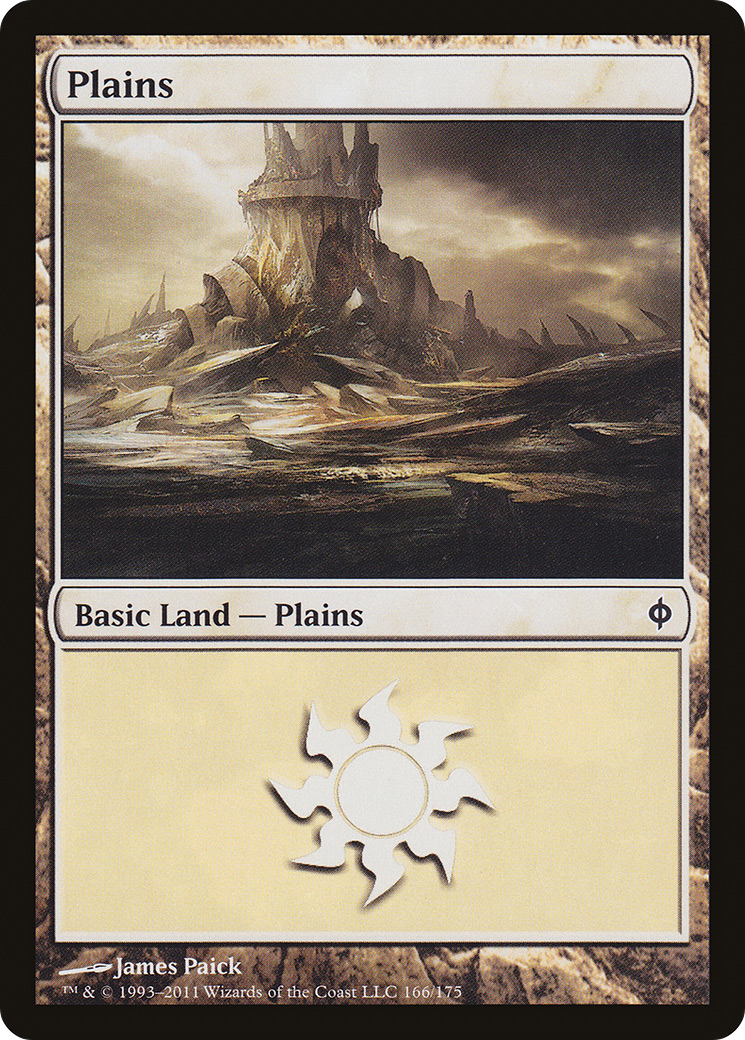 Plains (166) Foil - New Phyrexia