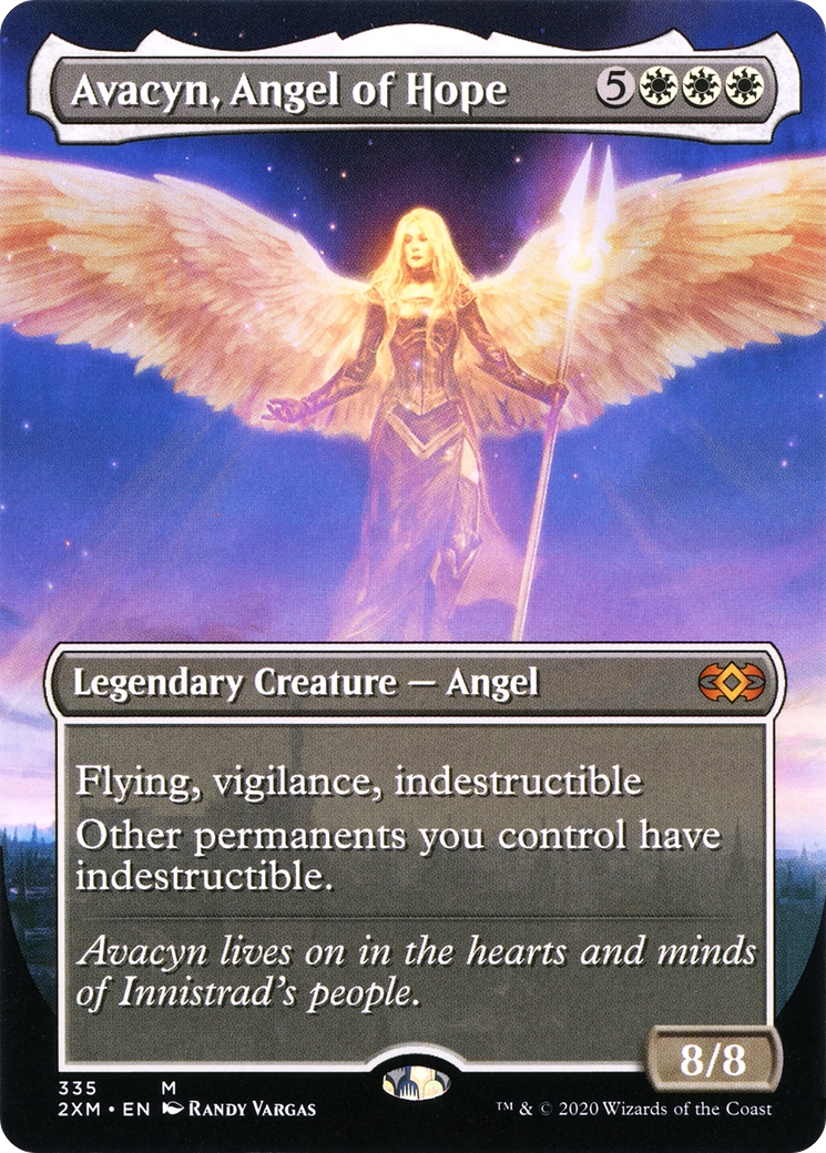 Avacyn, Angel of Hope (Borderless) (335) Foil - Double Masters