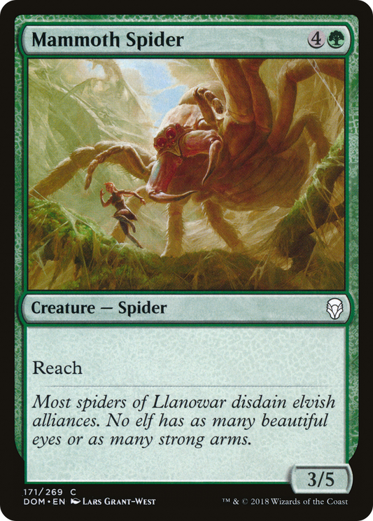 Mammoth Spider [Dominaria] Foil
