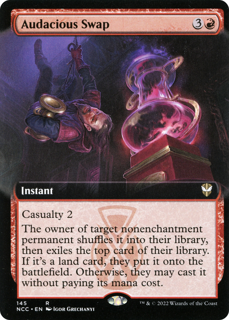 Audacious Swap (Extended Art) (145) - New Capenna Commander