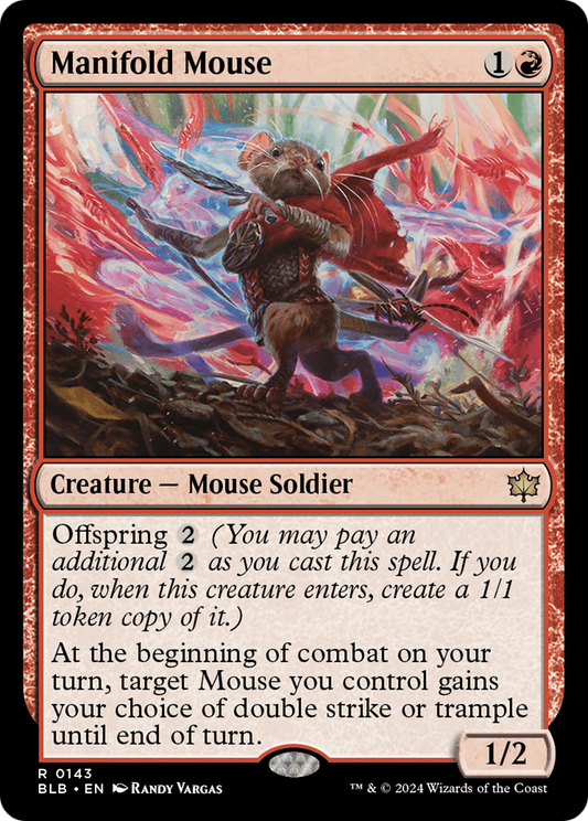 Manifold Mouse [Bloomburrow] Foil