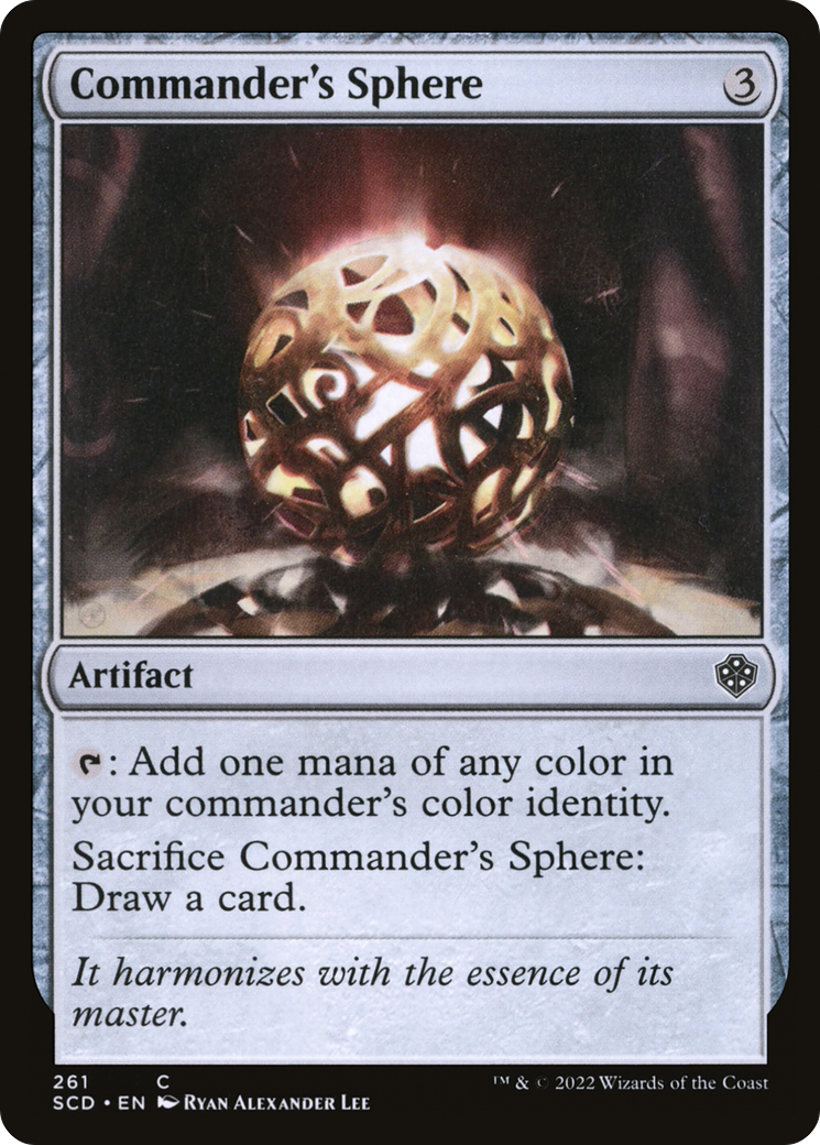 Commander's Sphere [Starter Commander Decks] | Silver Goblin