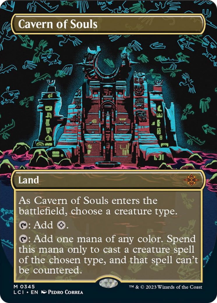 Cavern of Souls (0345) (Borderless) [The Lost Caverns of Ixalan] | Silver Goblin